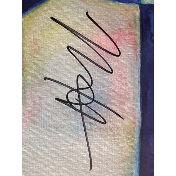 Very Rare Maya Hawke Signed Concert Gig Poster Stranger Things Robin - Picture 7 of 16